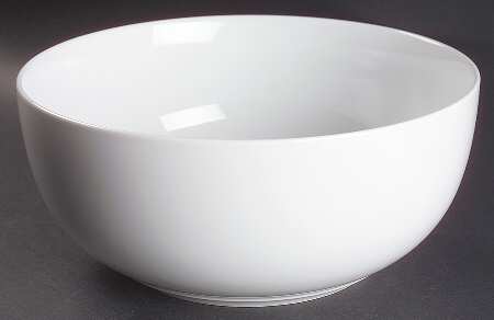 Bisserup White 8" Salad Serving Bowl