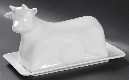 Bisserup White 1/4 Lb Covered Butter