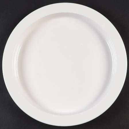 Bisserup White Plastic Dinner Plate