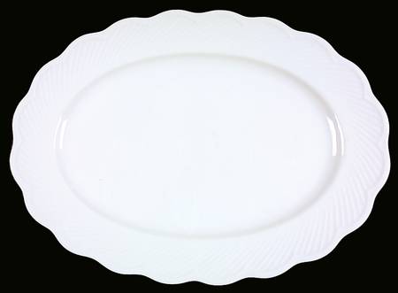 Blanc 15" Oval Serving Platter