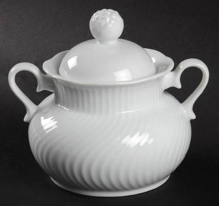 Blanc Sugar Bowl & Lid