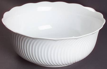 Blanc 10" Large Salad Serving Bowl