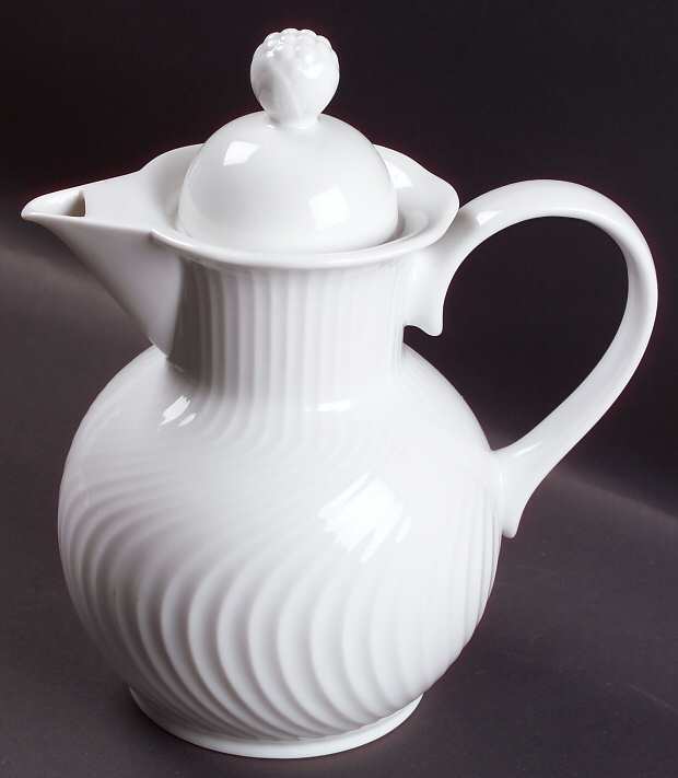 Blanc Coffee Pot & Lid