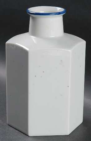 Blue Mist 7" Hexagonal Vase