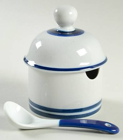 BLT Blue Jam/Jelly & Lid W/Spoon