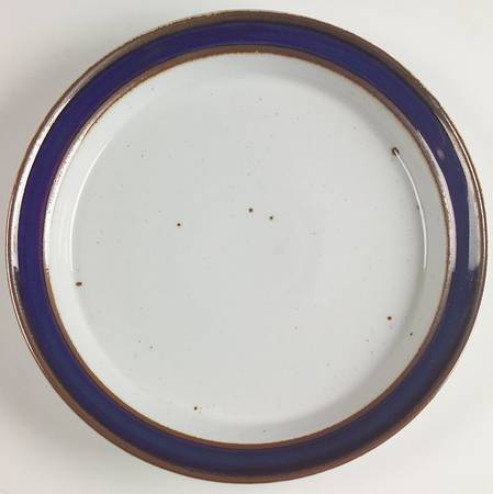 Blue Umber Salad Plate