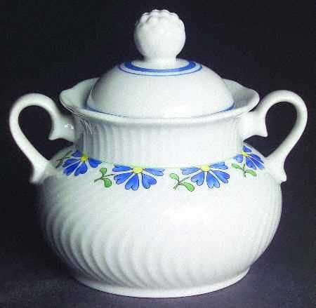 Bouquet Sugar Bowl & Lid