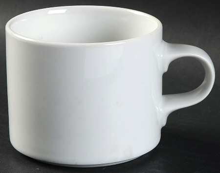 Bottelet White Flat Cup