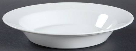 Bottelet White Rim Soup Bowl