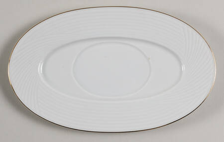 Brocade Gold Underplate for Gravy Boat