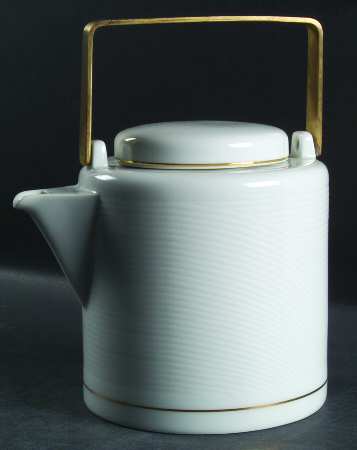 Brocade Gold Teapot & Lid