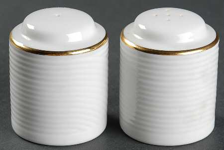 Brocade Gold Salt & Pepper Set