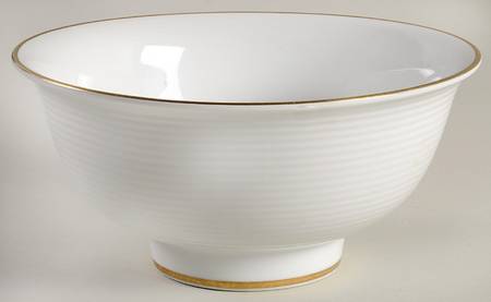 Brocade Gold 8" Round Vegetable Bowl