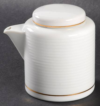 Brocade Gold Creamer & Lid