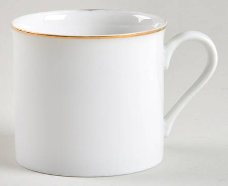Brocade Gold Flat Cup