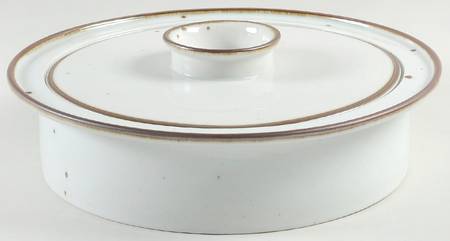 Brown Mist 2 Qt Round Covered Casserole