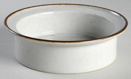 Brown Mist Rim Soup Bowl