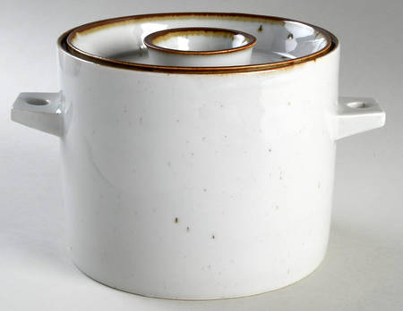 Brown Mist 1.75 Qt Round Covered Casserole