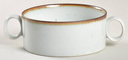 Brown Mist Sugar Bowl No Lid