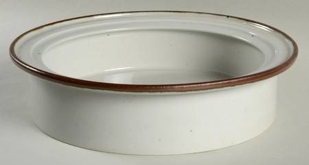 Brown Mist 2 Qt Round Covered Casserole No Lid