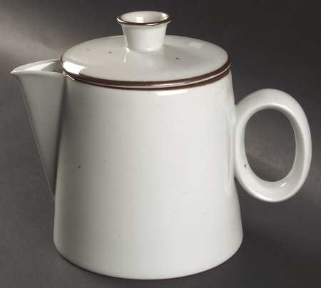 Brown Mist Coffee Pot & Lid