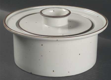 Brown Mist 1.5 Qt Round Covered Casserole