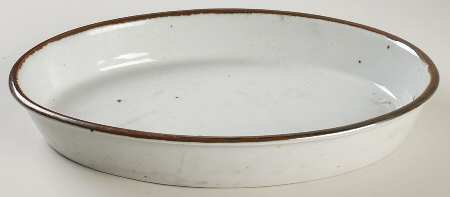Brown Mist 14" Oval Baker