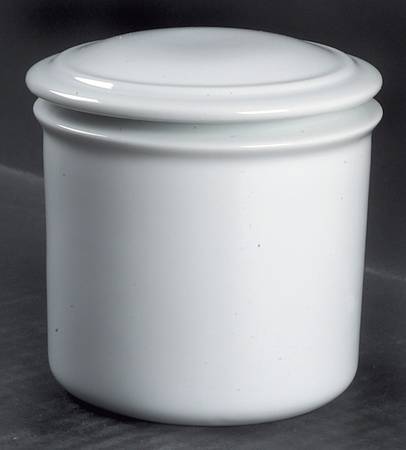 Cafe Blanc (Rim) Sugar Bowl & Lid