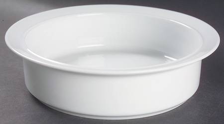 Cafe Blanc (Rim) 7" Round Vegetable Bowl