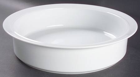 Cafe Blanc (Rim) 11" Round Vegetable Bowl