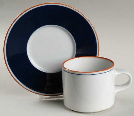 Cafe Lou Flat Cup & Saucer Set