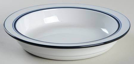Christianshavn Blue Rim Soup Bowl
