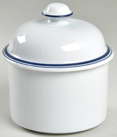 Christianshavn Blue Sugar Bowl & Lid
