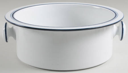 Christianshavn Blue 3 Quart Round Casserole No Lid