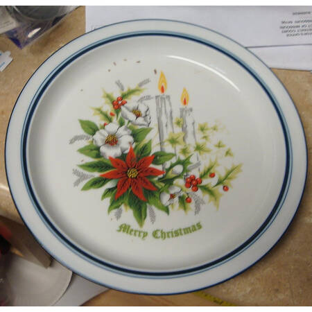 Christianshavn Blue Accent Salad Plate