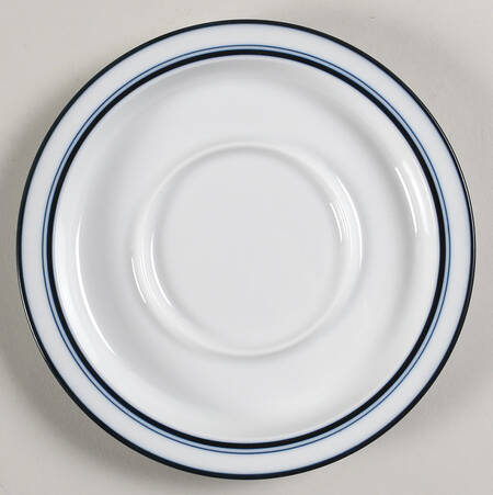 Christianshavn Blue Saucer for Flat Cup