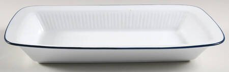 Christianshavn Blue 13" Rectangular Baker