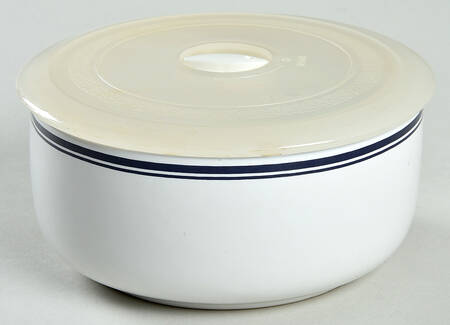 Christianshavn Blue 5" Storage Bowl Ceramic with Plastic Lid