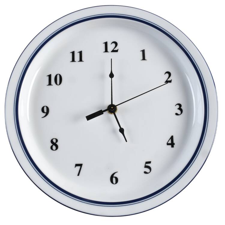 Christianshavn Blue 1-2" depth  Clock Plate HC