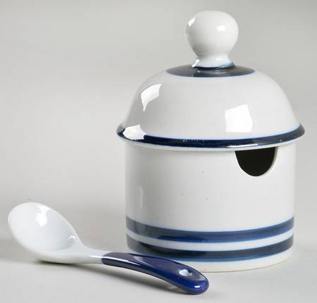 Christianshavn Blue Jam/Jelly & Lid W/Spoon