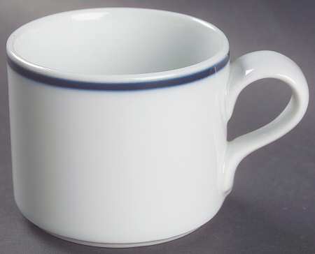 Christianshavn Blue Flat Demitasse Cup
