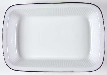 Christianshavn Blue 15" Rectangular Baker