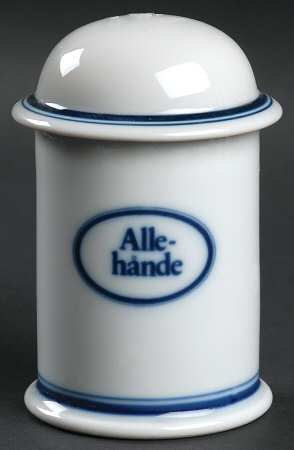 Christianshavn Blue Spice Jar Set Individual Jar & Lid
