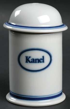 Christianshavn Blue Spice Jar Set Individual Jar & Lid