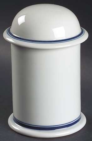 Christianshavn Blue 4" Storage Jar & Lid