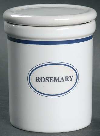 Christianshavn Blue Rosemary Spice Jar & Lid