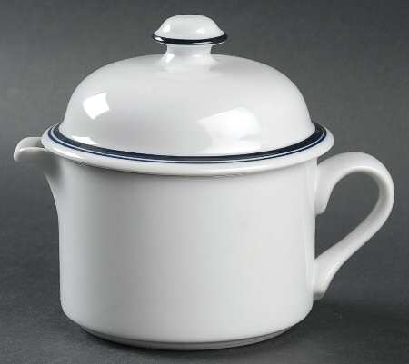 Christianshavn Blue Creamer & Lid