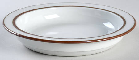 Christianshavn Brown Rim Soup Bowl