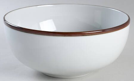Christianshavn Brown 8" Round Vegetable Bowl