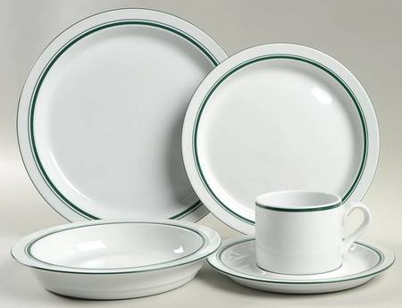 Christianshavn Green 5 Piece Place Setting